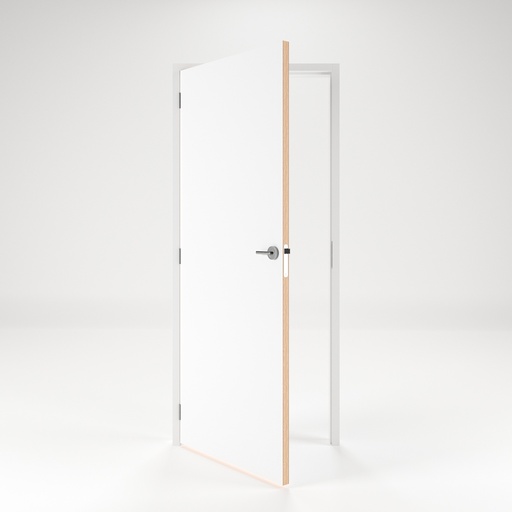 [2302105] Deur kozijn combinatie  88x201,5 rechts kozijn vuren wit 56x120